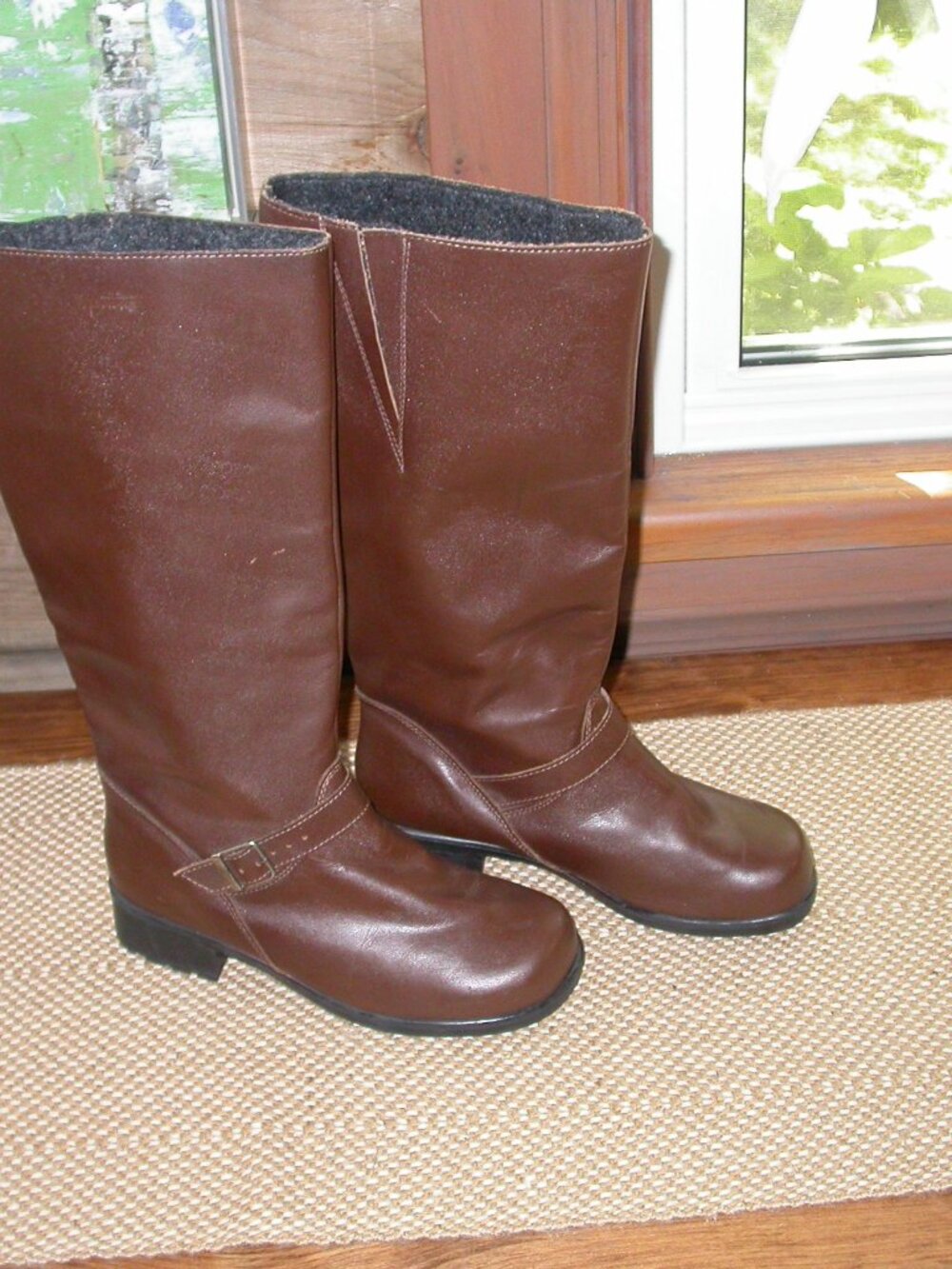 Brown Leather Boots